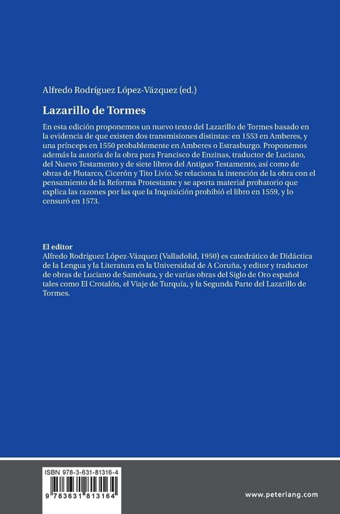 Produktbild: Lazarillo de Tormes