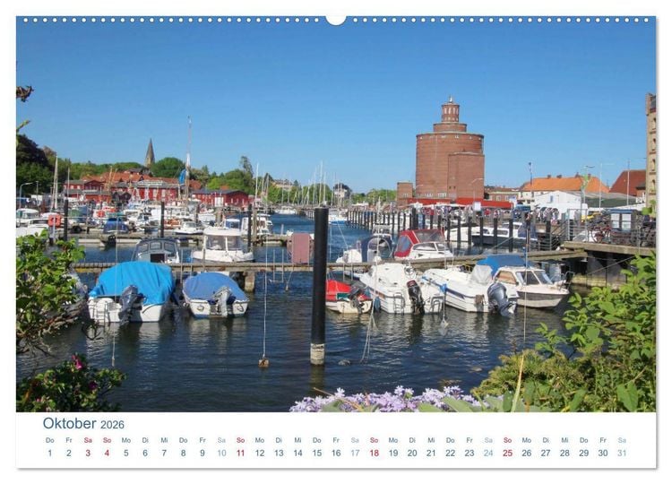 Produktbild: Eckernf&ouml;rde 2026. Impressionen rund um den Hafen (hochwertiger Premium Wandkalender 2026 DIN A2 quer), Kunstdruck in Hochglanz