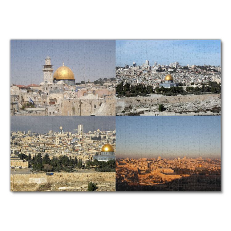 Produktbild: Lais Puzzle Collage Jerusalem 1000 Teile