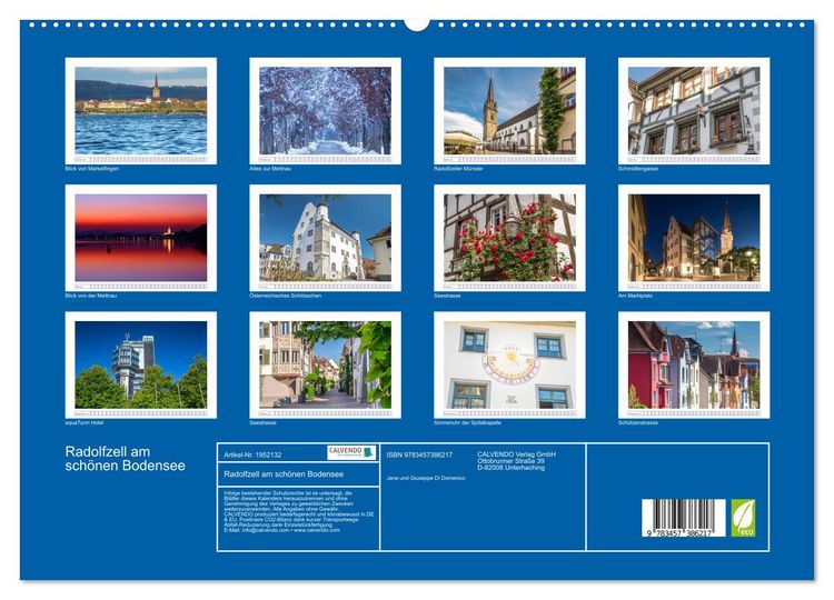 Produktbild: Radolfzell am sch&ouml;nen Bodensee (hochwertiger Premium Wandkalender 2026 DIN A2 quer), Kunstdruck in Hochglanz