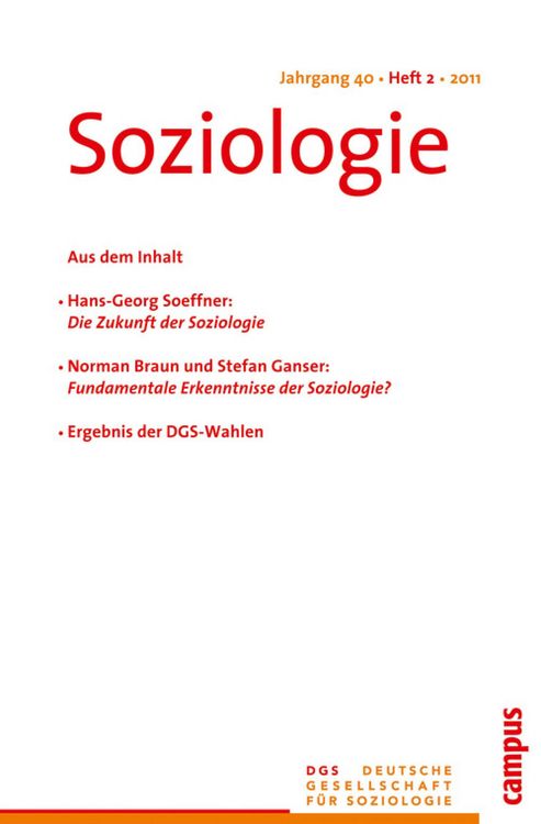 Produktbild: Soziologie 2.2011