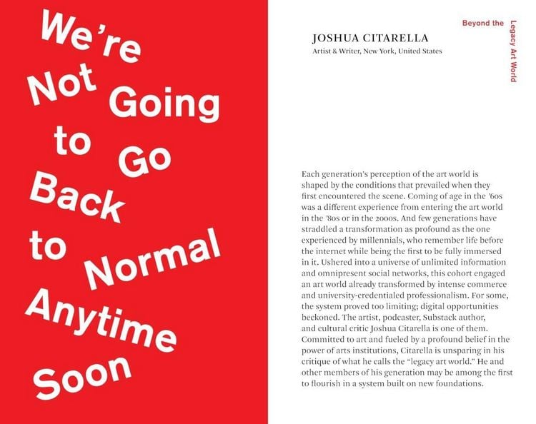 Produktbild: Andr&aacute;s Sz&aacute;nt&oacute;. The Future of the Art World. 38 Dialogues