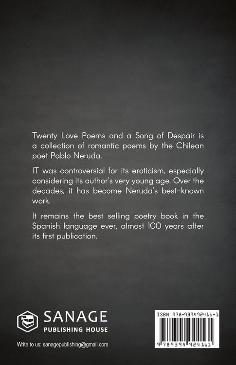 Produktbild: Twenty Love Poems And A Song Of Despair