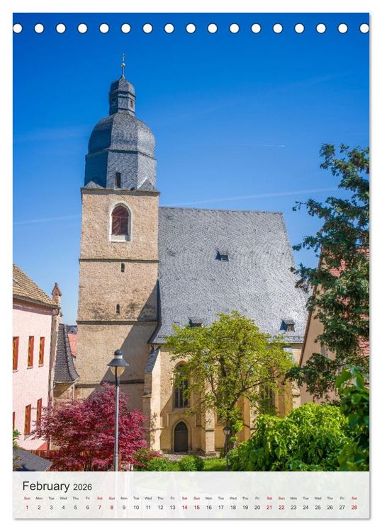 Produktbild: Martin Luther. Town of Lutherstadt Eisleben - hometown of the great Reformer (Desk Calendar 2026 DIN A5 portrait), CALVENDO 12 Month DeskCalendar