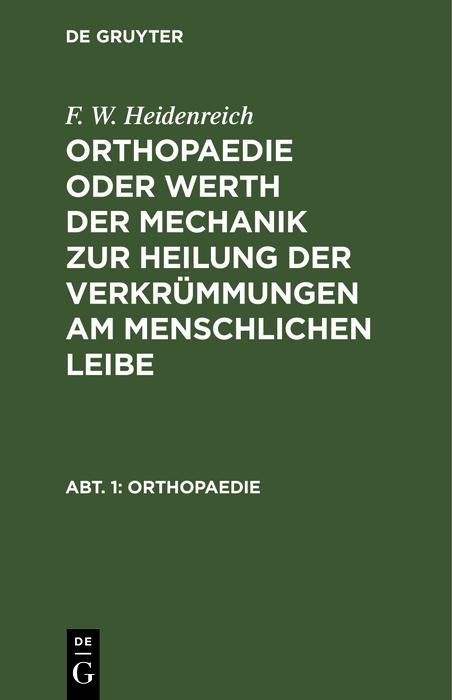 Produktbild: Orthopaedie