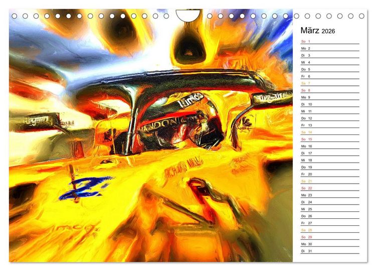 Produktbild: Cockpit, Helm und Halo (Wandkalender 2026 DIN A4 quer), CALVENDO Monatskalender