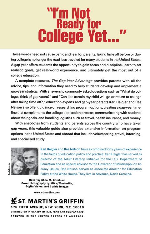 Produktbild: The Gap-Year Advantage