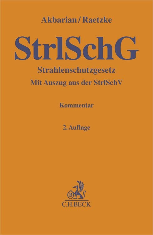 Produktbild: Strahlenschutzgesetz. StrlSchG