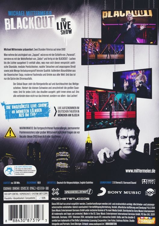 Produktbild: Michael Mittermeier - Blackout/Die ungek&uuml;rzte Live Show