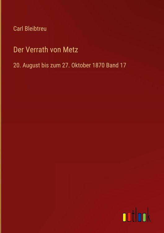Produktbild: Der Verrath von Metz