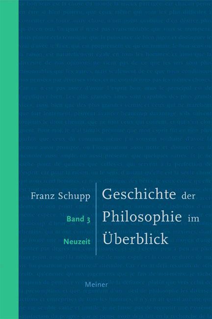 Produktbild: Geschichte der Philosophie im &Uuml;berblick. Band 3. Neuzeit