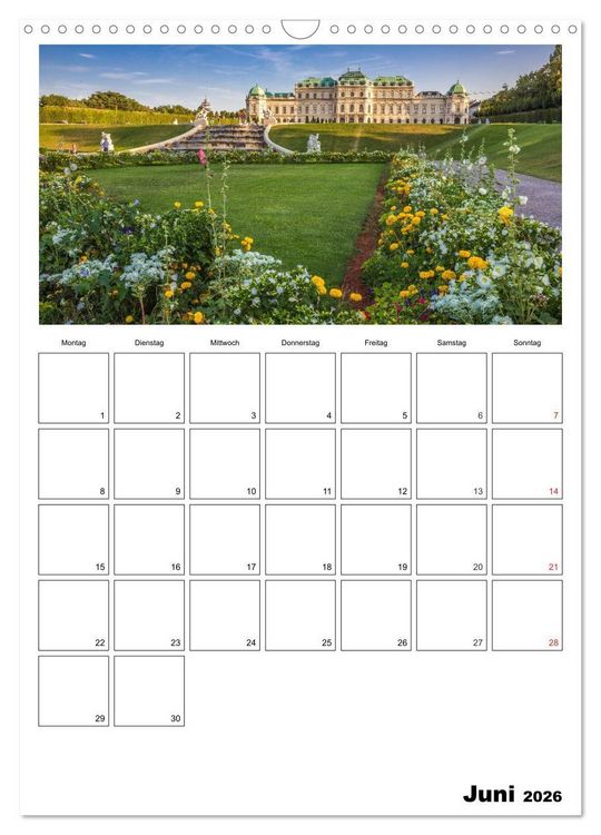 Produktbild: Mein Wien. Juwel an der Donau (Wandkalender 2026 DIN A3 hoch), CALVENDO Monatskalender