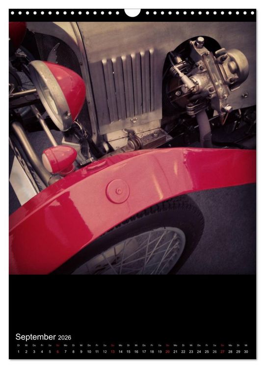 Produktbild: MotorSchau Goodwood Revival (Wandkalender 2026 DIN A3 hoch), CALVENDO Monatskalender
