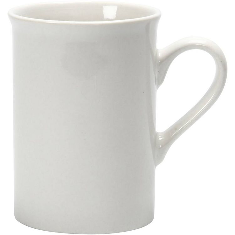 Produktbild: Creativ Company Becher, H 10 cm, D 7,4 cm, Wei&szlig;, 2 Stk