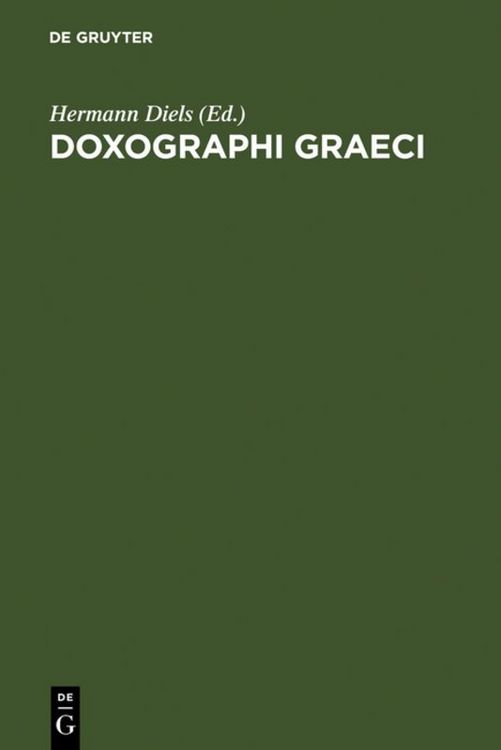 Produktbild: Doxographi Graeci