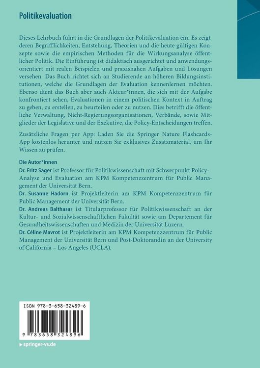Produktbild: Politikevaluation