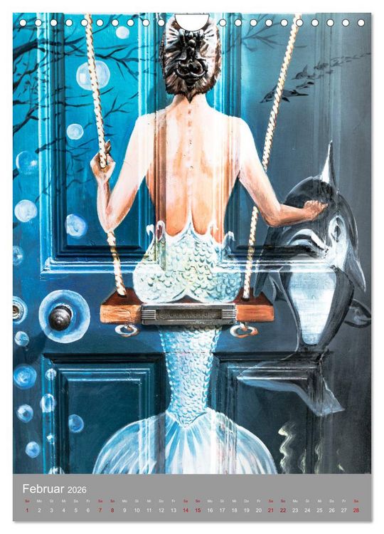 Produktbild: Street Art - Funchals T&uuml;ren der Phantasie (Wandkalender 2026 DIN A4 hoch), CALVENDO Monatskalender