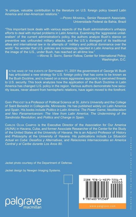 Produktbild: The Bush Doctrine and Latin America