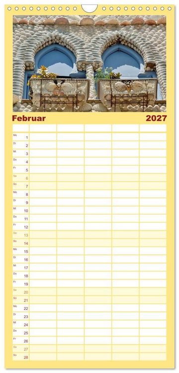 Produktbild: Familienplaner 2027 - Castellon die etwas andere Provinz mit 5 Spalten (Wandkalender, 21 x 45 cm) CALVENDO