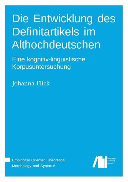 Produktbild: Die Entwicklung des Definitartikels im Althochdeutschen