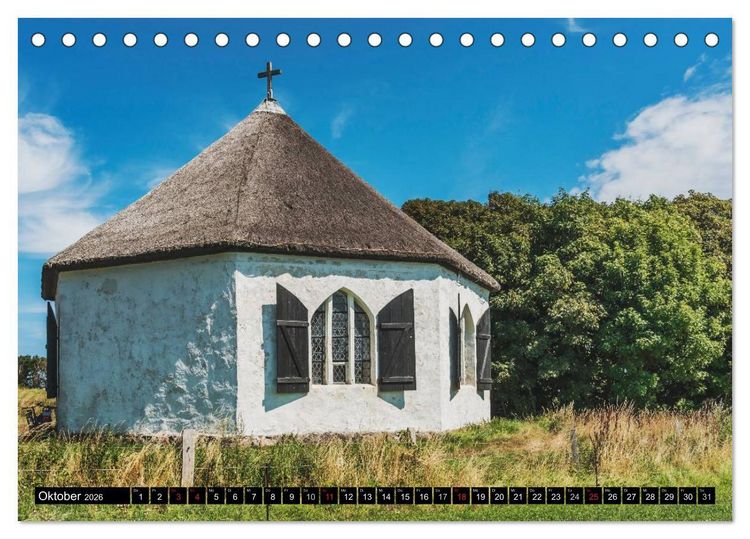 Produktbild: Entdeckungen auf der Insel R&uuml;gen (Tischkalender 2026 DIN A5 quer), CALVENDO Monatskalender