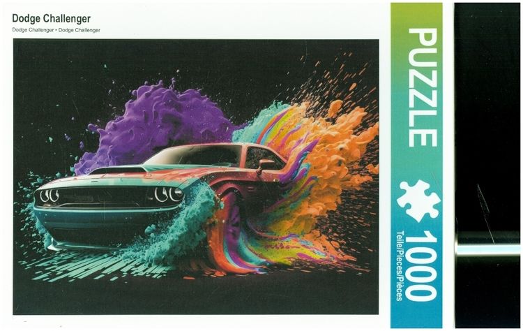 Produktbild: CALVENDO Puzzle Dodge Challenger | 1000 Teile Lege-Gr&ouml;&szlig;e 64x48cm Foto-Puzzle f&uuml;r gl&uuml;ckliche Stunden