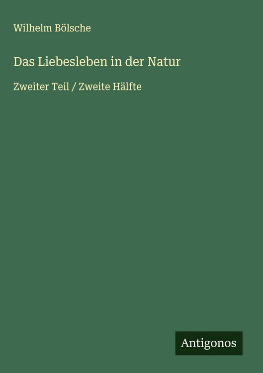 Produktbild: Das Liebesleben in der Natur