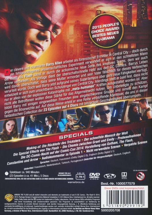 Produktbild: The Flash Staffel 1 [5 DVDs]