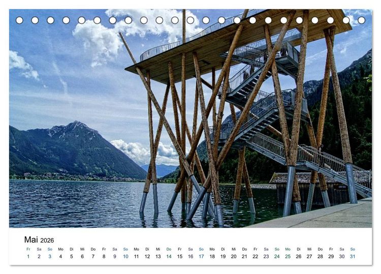 Produktbild: Pertisau am Achensee (Tischkalender 2026 DIN A5 quer), CALVENDO Monatskalender
