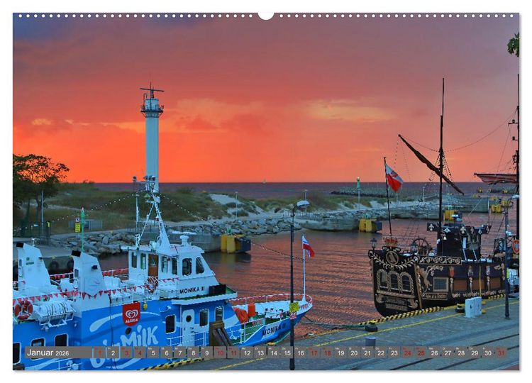 Produktbild: Kurort Kolberg (hochwertiger Premium Wandkalender 2026 DIN A2 quer), Kunstdruck in Hochglanz