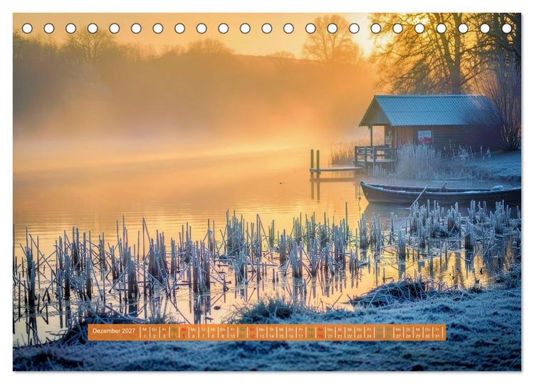 Produktbild: Malerische Seenlandschaft (Tischkalender 2027 DIN A5 quer), CALVENDO Monatskalender