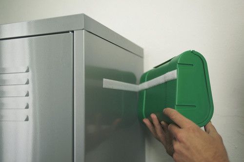 Produktbild: TESA&reg; on&off Klettband universal zum Aufkleben, 20 mm x 1 m weiss