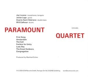 Produktbild: Paramount Quartet