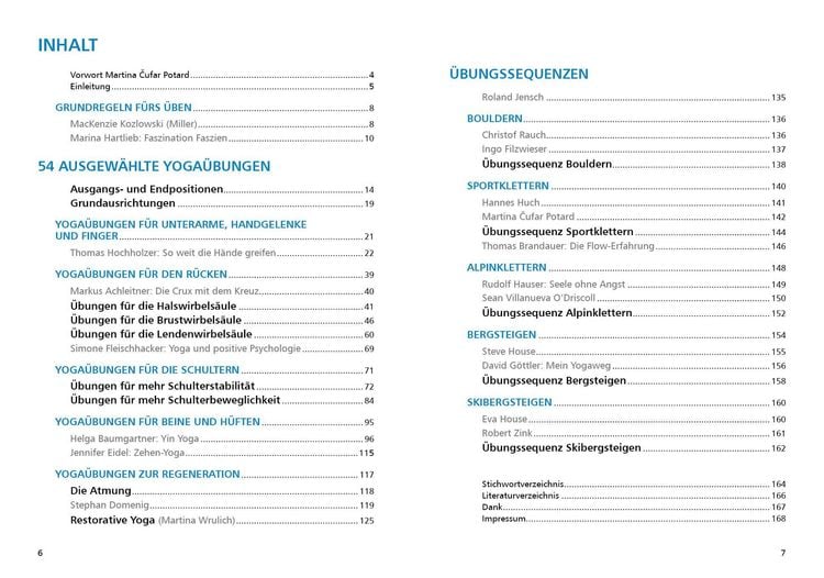 Produktbild: Yoga f&uuml;r Kletterer und Bergsportler