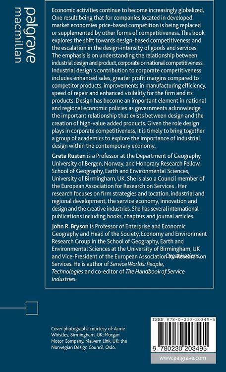 Produktbild: Industrial Design, Competition and Globalization