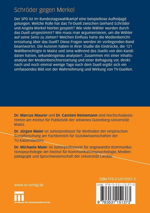 Produktbild: Schr&ouml;der gegen Merkel