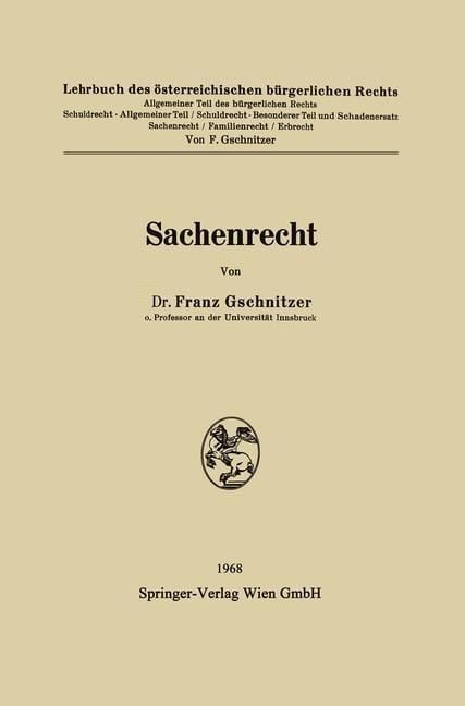 Produktbild: Sachenrecht