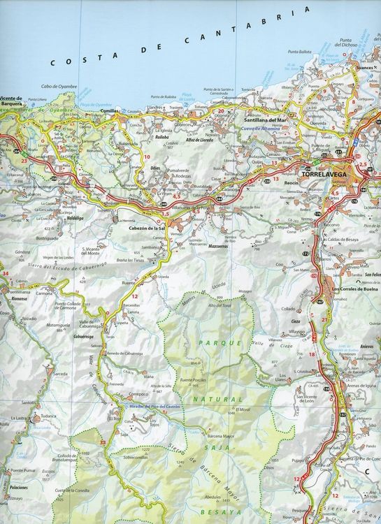 Produktbild: Costa de Cantabria - Zoom Map 143. 1 : 150 000