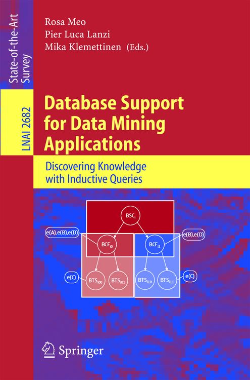 Produktbild: Database Support for Data Mining Applications