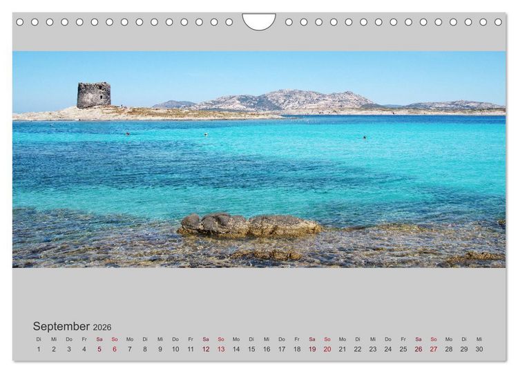 Produktbild: Sardinien &ndash; Die Nordk&uuml;ste (Wandkalender 2026 DIN A4 quer), CALVENDO Monatskalender