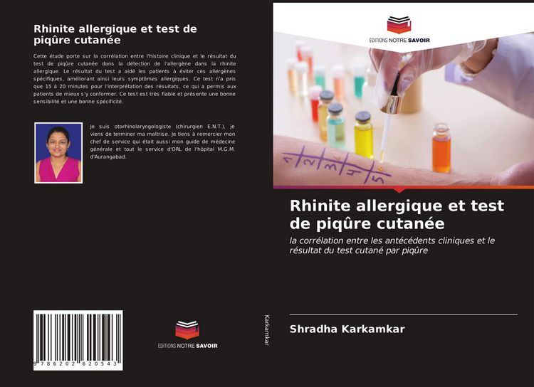 Produktbild: Rhinite allergique et test de piq&ucirc;re cutan&eacute;e