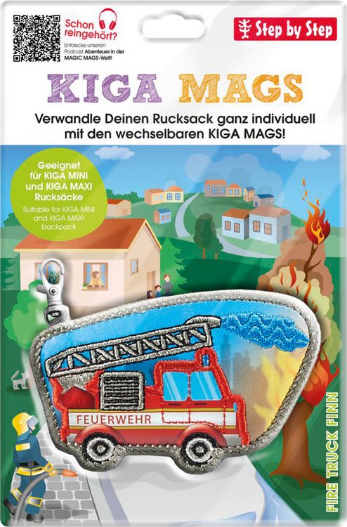 Produktbild: STEP BY STEP&reg; Kindergartenrucksack Zubeh&ouml;r Kiga Mags, Fire Truck Finn