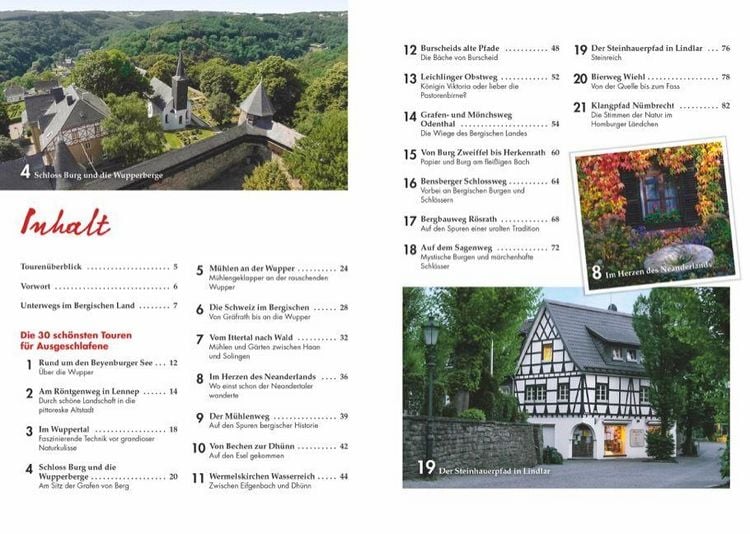 Produktbild: Wanderungen f&uuml;r Langschl&auml;fer Bergisches Land