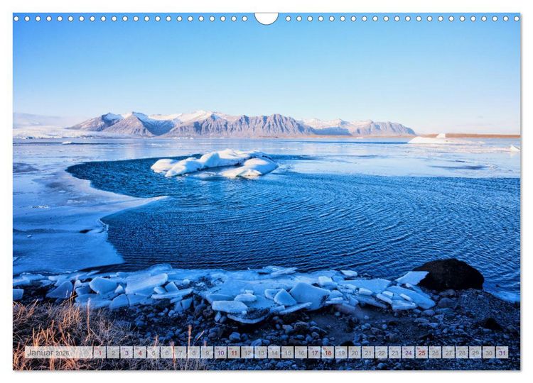 Produktbild: Surreale Landschaften Islands (Wandkalender 2026 DIN A3 quer), CALVENDO Monatskalender