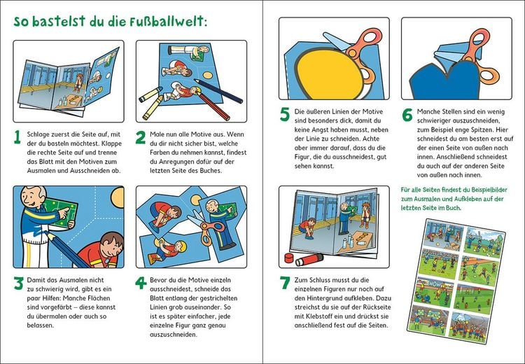 Produktbild: Wir basteln! - Malen, Ausschneiden, Kleben - Fu&szlig;ball