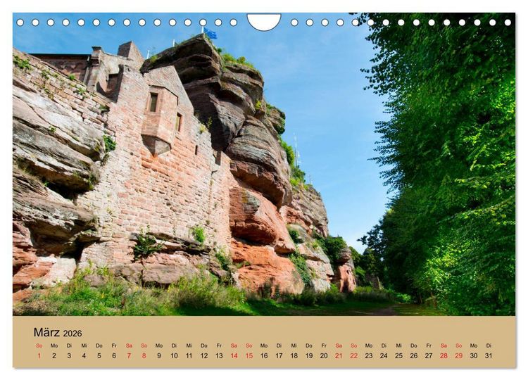 Produktbild: Landschaften im Elsass (Wandkalender 2026 DIN A4 quer), CALVENDO Monatskalender