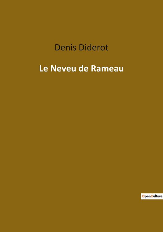 Produktbild: Le Neveu de Rameau