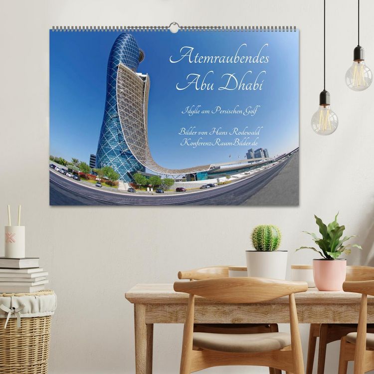 Produktbild: Atemraubendes Abu Dhabi - Idylle am Persischen Golf (Wandkalender 2026 DIN A2 quer), CALVENDO Monatskalender