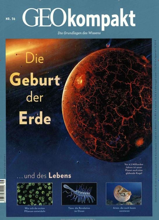 Produktbild: GEOkompakt / GEOkompakt 56/2018 - Die Geburt der Erde