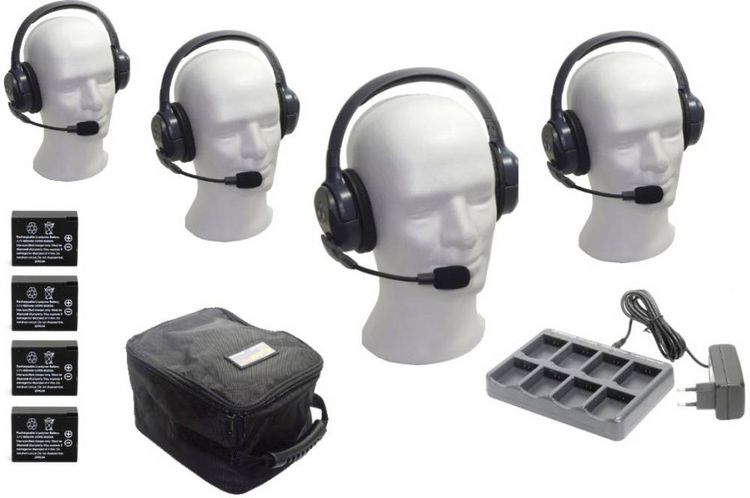 Produktbild: MAAS Elektronik 3756 Eartec UL 4 D DECT-Funkger&auml;t 4er Set
